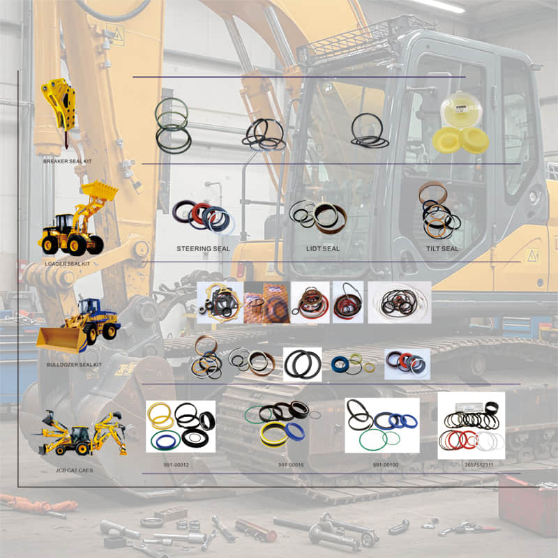 Excavator Oil seal repair kit